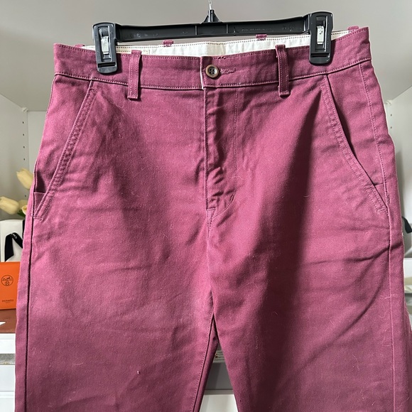 Men’s Levi’s - Levi Strauss Slim Fit burgundy denim Jeans size 31 - Picture 2 of 10